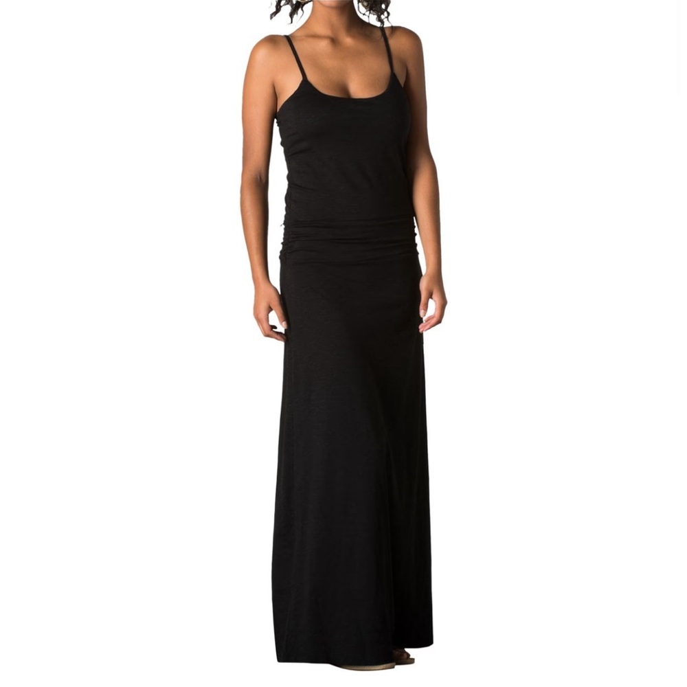 Horny Toad Long Island Maxi Dress Black Grey Size Large‎